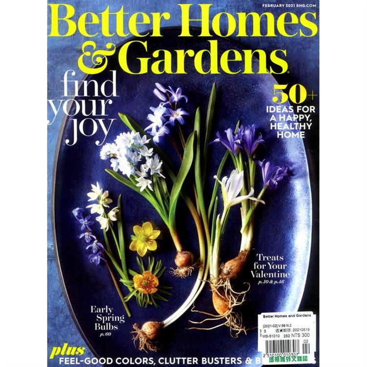 Better Homes and Gardens 2月號 2021【金石堂、博客來熱銷】