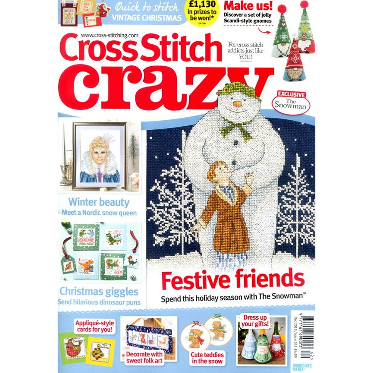 Cross stitch crazy 第262期 12月號 2019【金石堂、博客來熱銷】