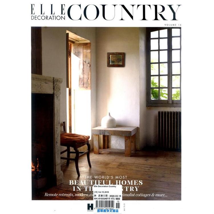 Elle Decoration Country Vol.15_2019【金石堂、博客來熱銷】