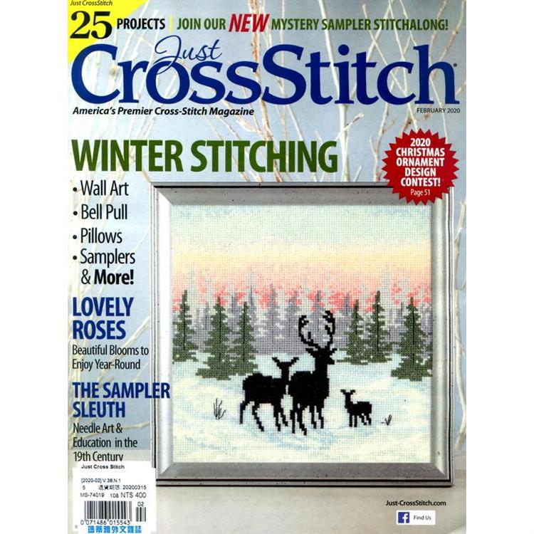 Just Cross Stitch 2月號 2020【金石堂、博客來熱銷】