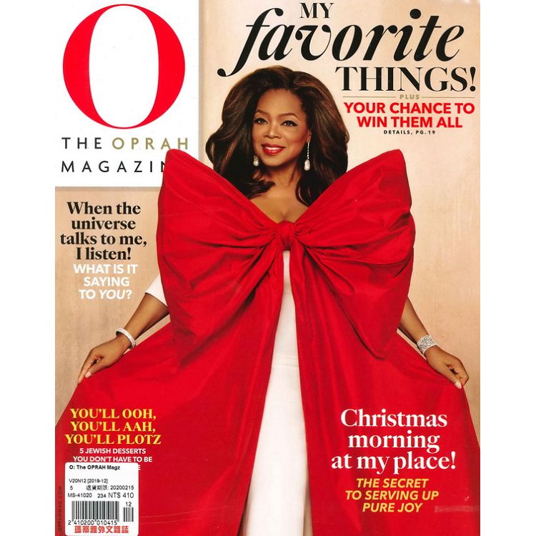 O: The OPRAH Magz 12月號 2019【金石堂、博客來熱銷】