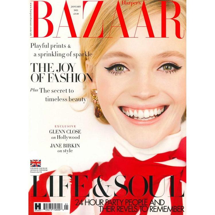 Harper`s BAZAAR (UK) 1月號 2021【金石堂、博客來熱銷】