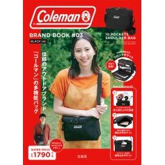 Coleman BRAND MOOK附黑色高機能10口袋側背包