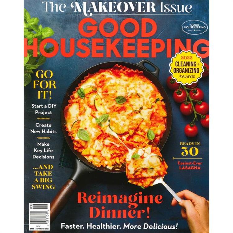 GOOD HOUSEKEEPING (US) 9月號 2022【金石堂、博客來熱銷】