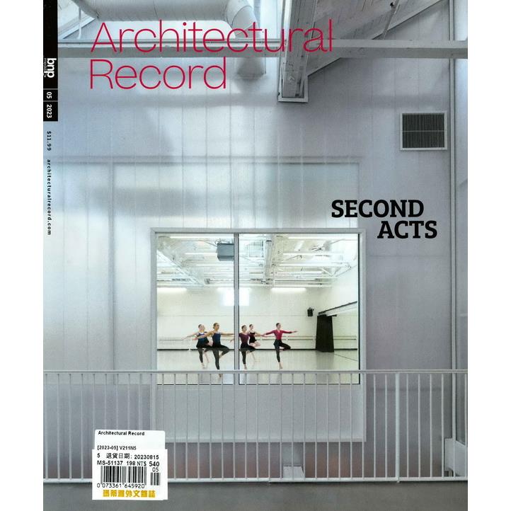 Architectural Record 5月號 2023【金石堂、博客來熱銷】