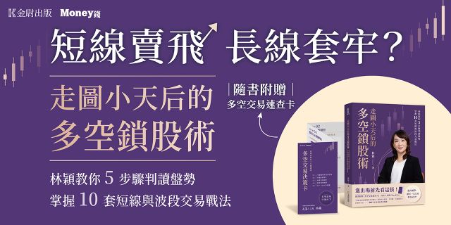 走圖小天后的多空鎖股術：林穎教你5步驟判讀盤勢，掌握10套短線與波段交易戰法