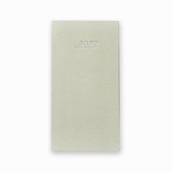 2027 DATA MATE  優雅和風48K精裝橫式週誌-米灰色