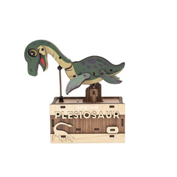 DIY木質電力恐龍組-蛇頸龍