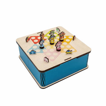 DIY木質組裝模型-救援小英雄出動!DIY跳跳棋材料包