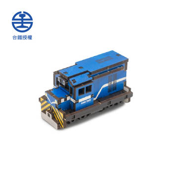 迷你拼拼車-R100柴電機車-藍色