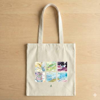 百川帆布袋：從山澗到海口，追尋淡水魚的一年旅程