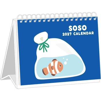 SOSO2027年桌曆(2款隨機出貨)