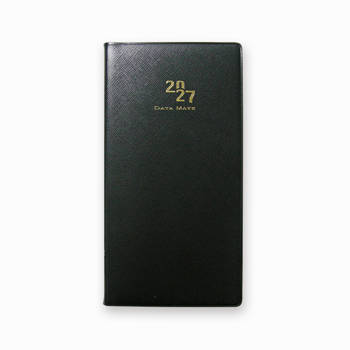 2027 DATA MATE  48K平裝橫式週誌-黑色
