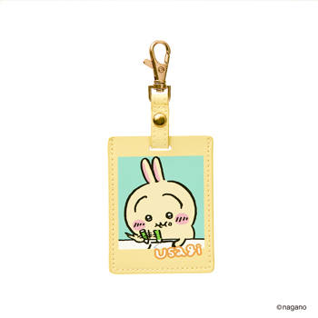 吉伊卡哇拍立得皮革吊飾(兔兔)