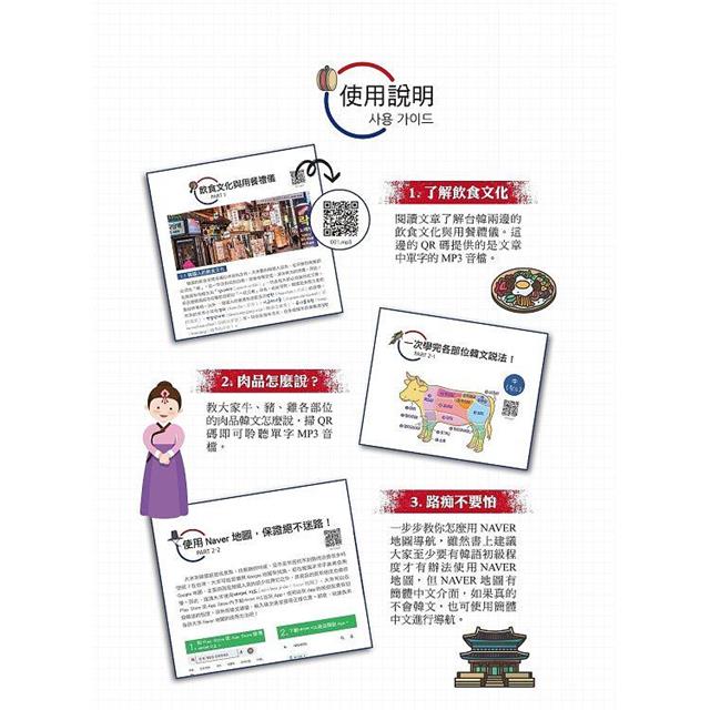 正韓食在地點餐全圖解:包著語言學習書外皮的韓國美食旅遊書!用簡單韓語享受高CP美食(附QR碼線上音檔) 正韓食在地點餐全圖解:包著語言學習書外皮的韓國美食旅遊書!用簡單韓語享受高CP美食(附QR碼線上音檔)