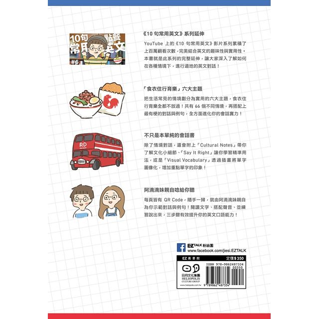 跟著阿滴滴妹說出溜英文:網路人氣影片系列《10句常用英文》大補帖(附QR Code,音檔隨掃隨聽) 跟著阿滴滴妹說出溜英文:網路人氣影片系列《10句常用英文》大補帖(附QR Code,音檔隨掃隨聽)