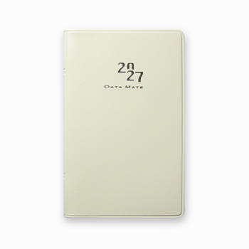 2027 DATA MATE  90K平裝橫式週誌-米白色