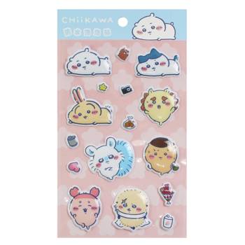 吉伊卡哇 防水泡泡貼-藍