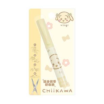 吉伊卡哇-筆型隨身剪刀-黃