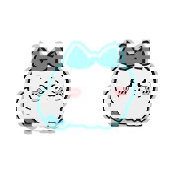 吉伊卡哇 軟膠磁性冰箱貼-藍