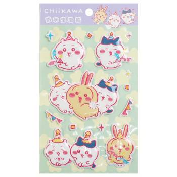 吉伊卡哇 防水泡泡貼-紫