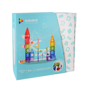 DUDUBAO磁力片：音樂家滾球鈴鐺組93PCS