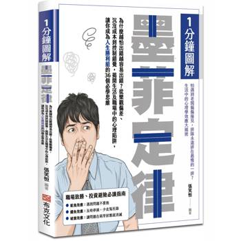 1分鐘圖解墨菲定律：為什麼越怕出錯越容易出錯？從樂觀偏差、沉沒成本到控制錯覺，揭開生活及職場中的心理陷阱，讓你成為人生勝利組的36個必學思維