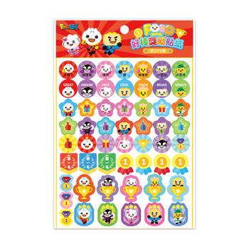 好棒獎勵貼紙：FOOD超人