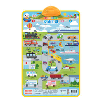 FOOD超人有聲學習掛圖：交通工具&三字經