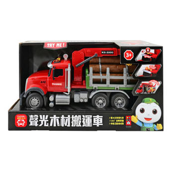 擬真城市木材搬運車-FOOD超人