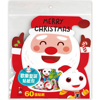歡樂聖誕貼紙包：60張貼紙-FOOD 超人