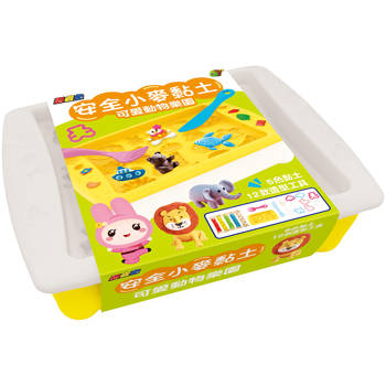 忍者兔安全小麥黏土：可愛動物樂園