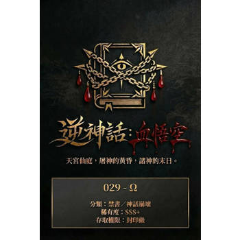 【電子書】《逆神話：血悟空》——天宮仙庭，屠神的黃昏，諸神的末日