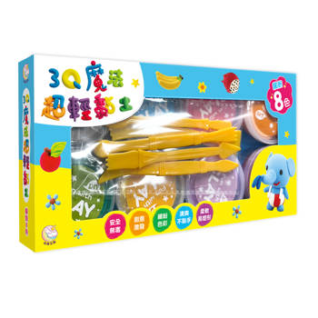 3Q魔法超輕黏土　繽紛8色