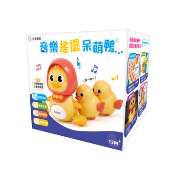 音樂搖擺呆萌鴨