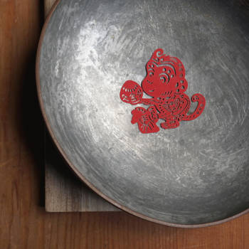 麥麥大節慶－金猴獻桃 紙書籤