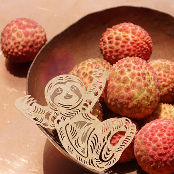 麥麥動物園-樹懶紙書籤