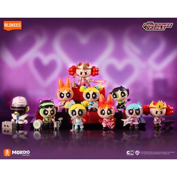 布魯可 飛天小女警 萌酷版 盲盒 第一彈 萌動節拍