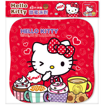 Hello Kitty甜蜜派對42片拼圖