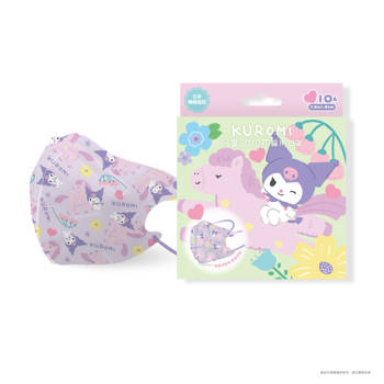 【三麗鷗】馬年限定款-酷洛米-兒童3D口罩 (10入/盒)