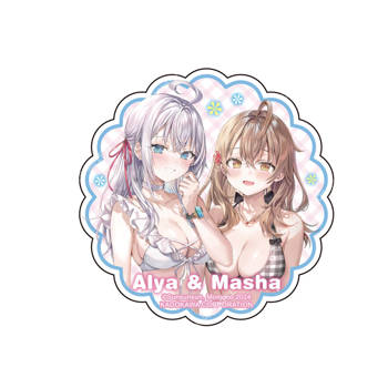 不時輕聲地以俄語遮羞的鄰座艾莉同學(原作) 磁吸壓克力便利夾 A