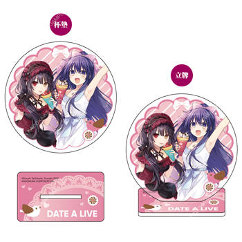 DATE A LIVE 約會大作戰(原作) 壓克力杯墊立牌 B