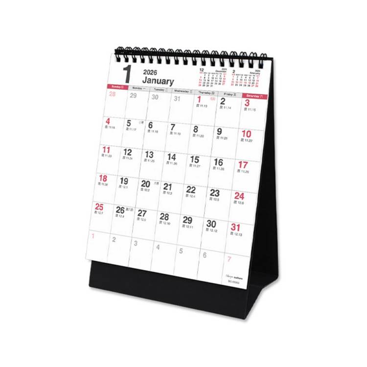 (特價)2026年25K三角月曆(素面/直式) (特價)2026年25K三角月曆(素面/直式)