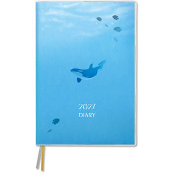 (特價)2027年A5十字週誌-海鯨