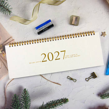 2027年時間線桌曆-雪白