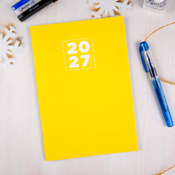 (特價)2027年25K簡單月計畫本-烈陽黃