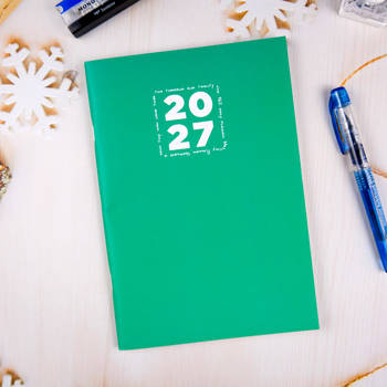 (特價)2027年25K簡單月計畫本-奔放綠