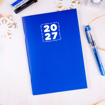 (特價)2027年25K簡單月計畫本-深海藍