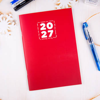 (特價)2027年25K簡單月計畫本-朝氣紅