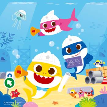 BABYSHARK  30片中型拼圖 L2